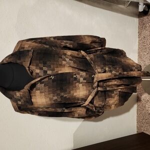 Davi & Dani Flannel Jacket Women's 2XL